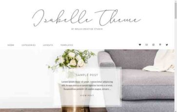 Screenshot Desktop Isabelle (Bella Creative Studio) (screenshot desktop)