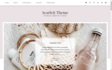 Scarlett (Bella Creative Studio) - (screenshot desktop)