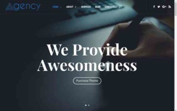 Screenshot Desktop Agency (Best Divi Child) (screenshot desktop)