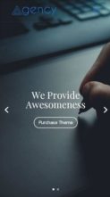 Screenshot Mobile Agency (Best Divi Child) (screenshot mobile)