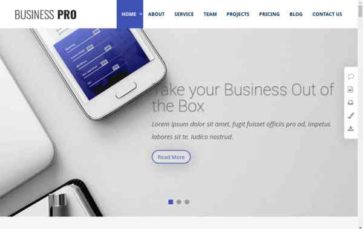 Screenshot Desktop Business Pro (Best Divi Child) (screenshot desktop)
