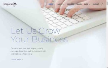 Screenshot Desktop Corporate (Best Divi Child) (screenshot desktop)