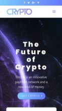 Crypto (Best Divi Child) - (screenshot mobile)