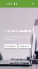 Landing (Best Divi Child) - (screenshot mobile)
