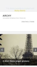 Archy (BestWebLayout) - (screenshot mobile)