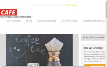 Cafe (BestWebLayout) (screenshot desktop)