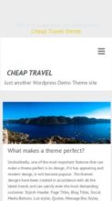 Cheap Travel (screenshot mobile)