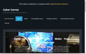 CyberGames (screenshot desktop)
