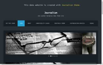 Journalism (BestWebLayout) - (screenshot desktop)