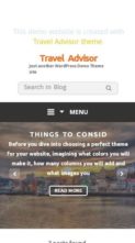 Travel Advisor (screenshot mobile)