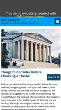 WP Lawyer (BestWebSoft) - (screenshot mobile)