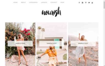 Nourish (screenshot desktop)