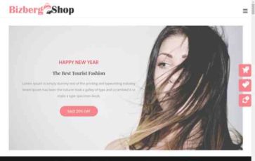 Bizberg Shop (screenshot desktop)