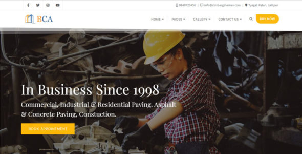 Building Construction Architecture Pro (Bizberg Themes)