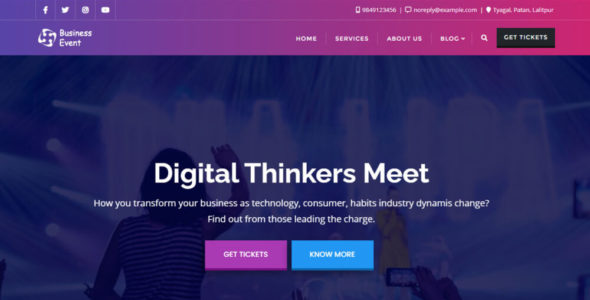 Business Event (Bizberg Themes)