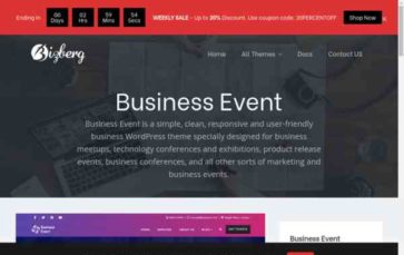 Business Event (screenshot desktop)