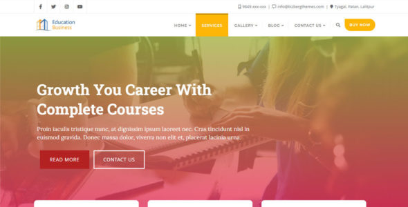 Education Business School (Bizberg Themes)