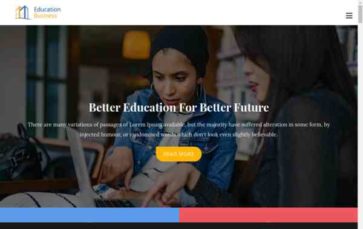 Education Business (screenshot desktop)