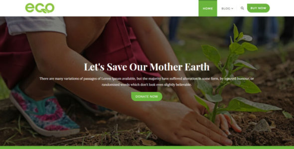 Green Eco Planet (Bizberg Themes)
