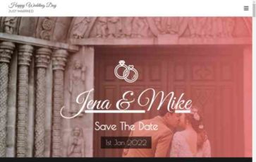 Happy Wedding Day (screenshot desktop)