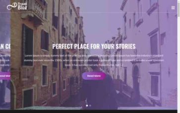 My Travel Blogs (screenshot desktop)