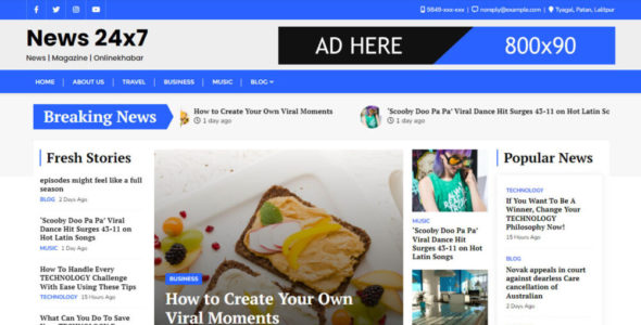 News 24×7 (Bizberg Themes)