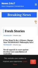 News 24×7 (screenshot mobile)