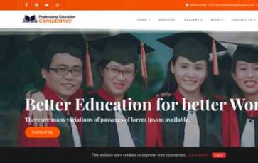 Professional Education Consultancy Pro (screenshot desktop)