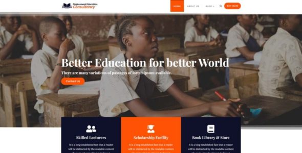 Professional Education Consultancy (Bizberg Themes)