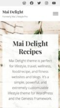 Mai Delight (screenshot mobile)