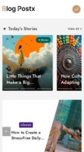 Blog Postx Pro (screenshot mobile)