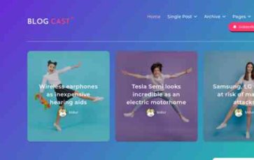 Blogcast Pro (screenshot desktop)