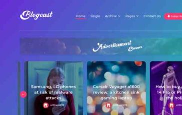 Blogcast (screenshot desktop)