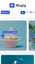 Blogig (screenshot mobile)