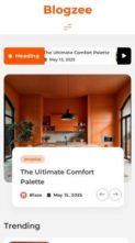 Blogzee (screenshot mobile)