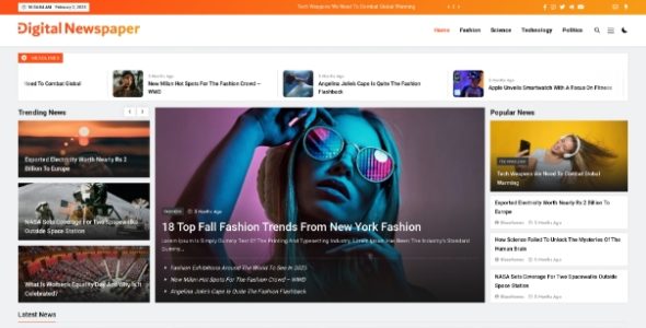 Digital Newspaper Pro (Blaze Themes)