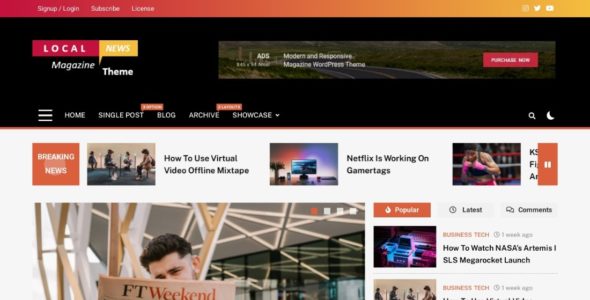 Local News Pro (Blaze Themes)