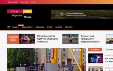 Local News Pro (screenshot desktop)