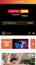 LocalNews (Blaze Themes) (screenshot mobile)