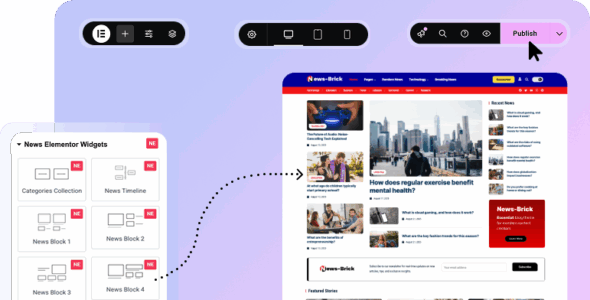 News Brick Kit (Blaze Themes)