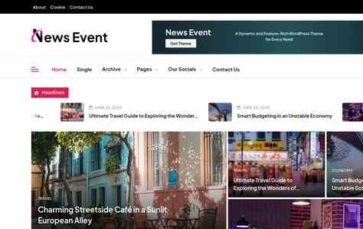 News Event Pro (screenshot desktop)