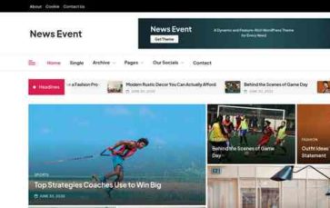 News Event (screenshot desktop)