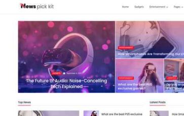 News Pick Kit (screenshot desktop)