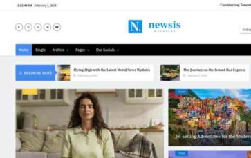 Newsis (screenshot desktop)