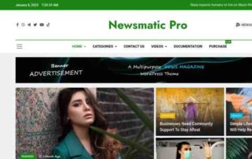 Newsmatic Pro (screenshot desktop)