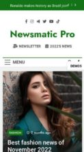 Newsmatic Pro (screenshot mobile)