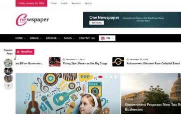 One Newspaper Pro (screenshot desktop)