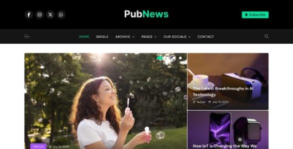 Pubnews (Blaze Themes)