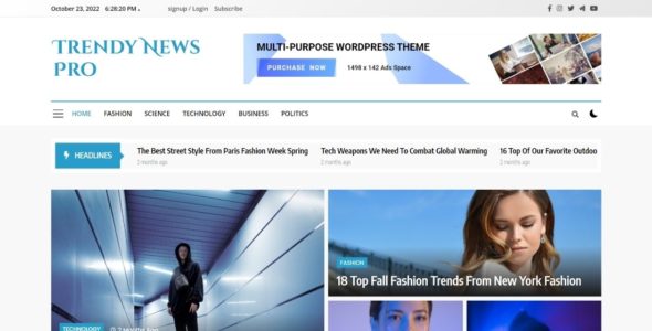 Trendy News Pro (Blaze Themes)