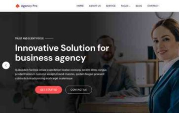 BlocksKit Agency Pro (screenshot desktop)